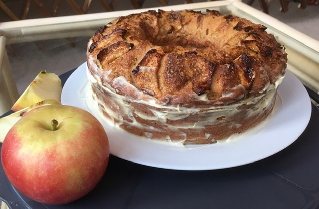 maple and honey apple cake